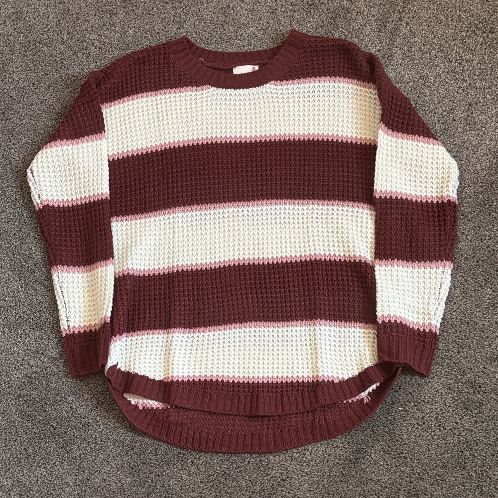SO Maroon Knit Sweater